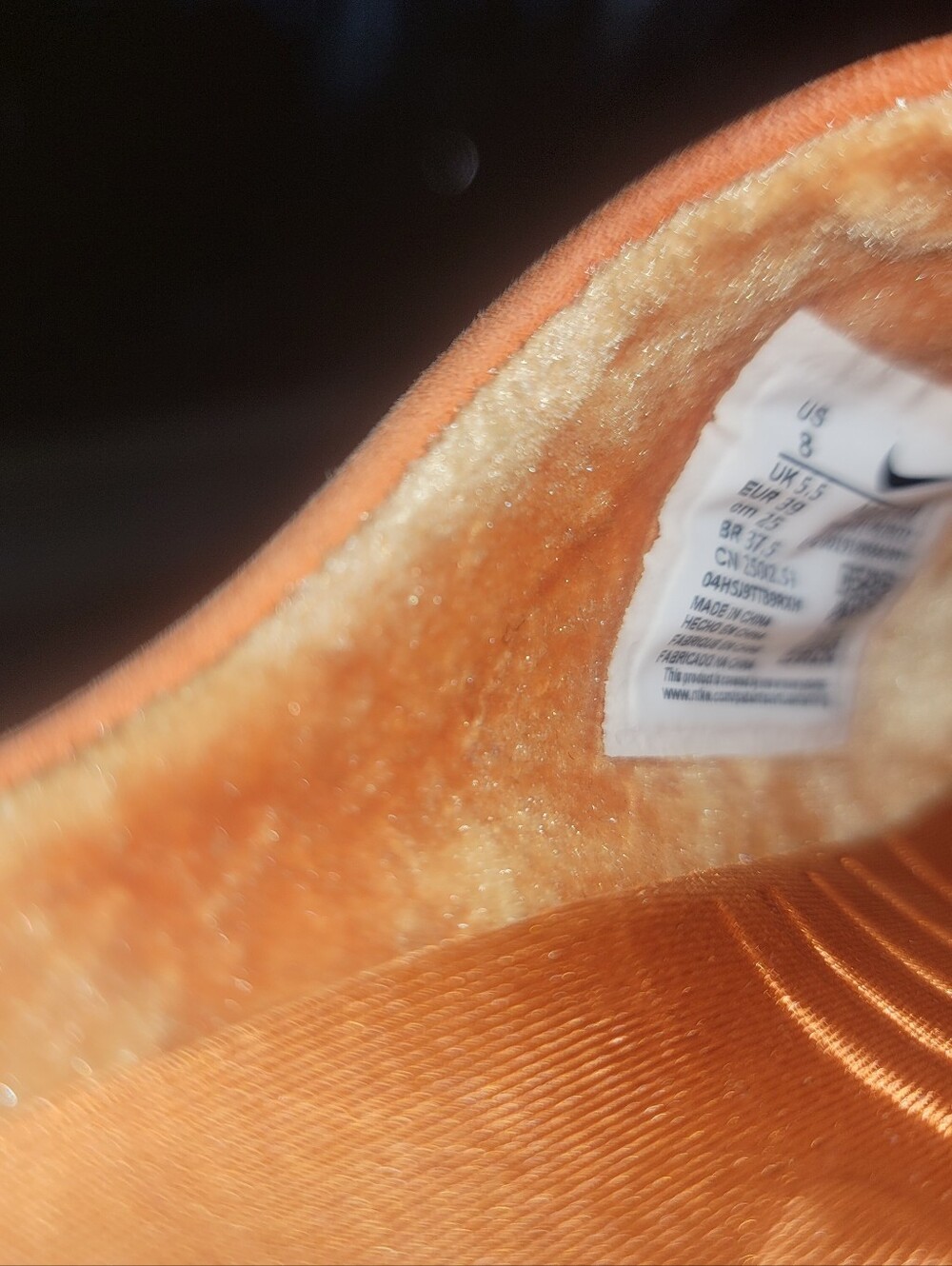NIKE Air Force 1 Lover XX Leather Mules in Cinder Orange - Picture 5 of 9